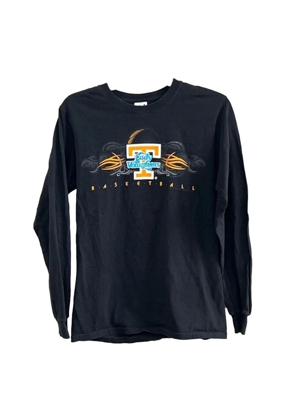Women's Anvil Tennessee Lady Volunteers Basketball Long Sleeve T-shirt. Size S